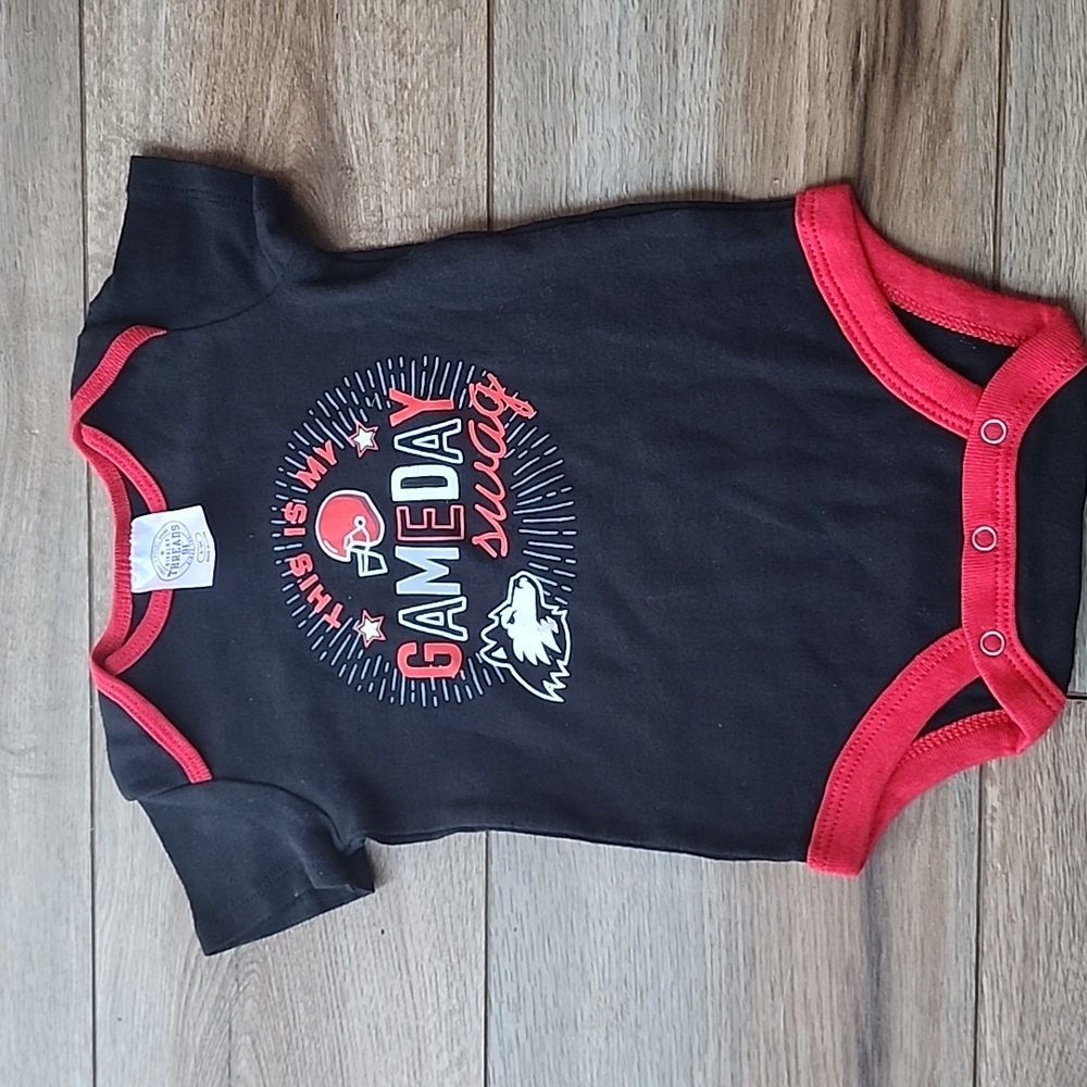 Northern Illinois University Huskies Game Day Swag Onesie 6-9mo